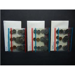 1978 1979 1980 United States Mint Sets With Original Gov't Packaging.