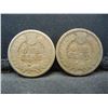 Image 2 : 1863 & 1864 CN Indian Head Cents.