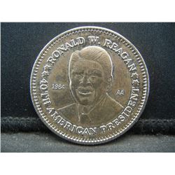 1984 Ronald Reagan 40th President Commemorative Medal.