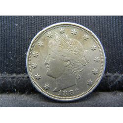 1883 V-Nickel, No Cents
