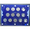 Image 2 : 1979-1981 Susan B Anthony Uncirculated 13 Coin Set, Includes 1979-S Type 2 and Proof Issues.