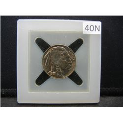 1938-D Brilliant Uncirculated MS-65 Buffalo Nickel.