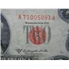 Image 2 : 1953-B $2 Red Seal Nice Crisp United States Note.  Serial # A71005091A.
