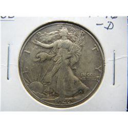 1946 D Walking Liberty Half Dollar