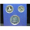 Image 3 : 1976-S (3) Piece Bicentennial Proof Set:  Ike, Washington, and Kennedy.