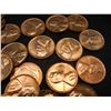 Image 3 : (2) Rolls Lincoln memorial cents:  1960-D Large and Small Date.  Red BU.