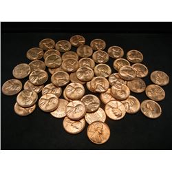 (2) Rolls Lincoln memorial cents:  1961-P Large and 1962-P.  Red BU.
