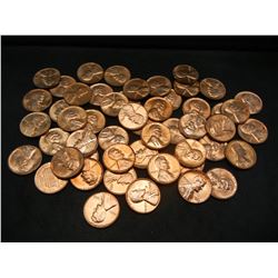 (2) Rolls Lincoln memorial cents:  1965-P Large and 1969-D.  Red BU.