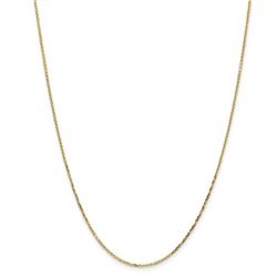 14k Gold 1.40 mm Diamond-cut Cable Chain Necklace - 24 in.