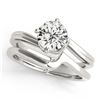 Image 1 : 2.02 ctw VS/SI Diamond 2pc Wedding Set Halo 14K White Gold