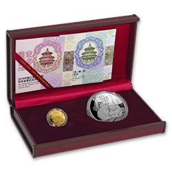 2019 China 2-Coin Year of the Pig Proof Set (w/Box & COA)