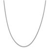 Image 1 : Sterling Silver 2 mm Curb Chain - 18 in.