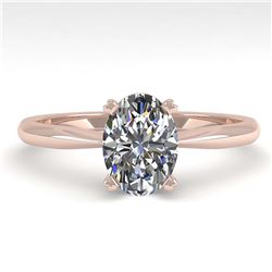 2.1 ctw VS/SI Diamond Solitaire Ring 18K White Gold