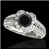 Image 1 : 1.01 ctw Intense Yellow Diamond Ring 10K White Gold