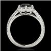 Image 2 : 1.01 ctw Intense Yellow Diamond Ring 10K White Gold