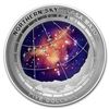 Image 1 : 2016 Australia Silver $5 Color Domed Northern Sky Ursa Major Prf