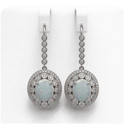 3 ctw VS/SI Diamond Solitaire Art Deco Stud Earrings 18K Yellow Gold