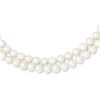 Image 1 : 14k Gold 7.5-9 mm 2 Strand Freshwater Cultured Pearl Necklace