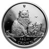 Image 1 : 2005 Isle of Man 1 oz Silver Himalayan Cats Proof
