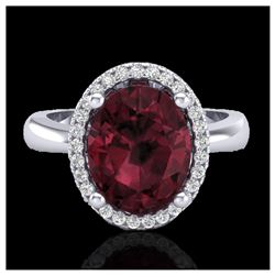 0.91 ctw Princess VS/SI Diamond Art Deco Stud Necklace 18K Rose Gold