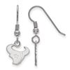 Image 1 : Sterling Silver Houston Texans XS Dangle Earring Wire