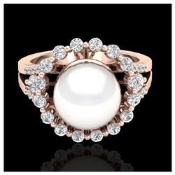 1.20 ctw VS Black Diamond Solitaire Ring 10K Rose Gold
