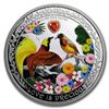 Image 1 : 2020 Niue 1 oz Silver $2 Love is Precious Birds of Paradise
