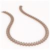 Image 2 : 9 ctw SI/I Diamond Halo Bracelet 18K Rose Gold