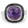Image 3 : 2.23 ctw Genuine Amethyst .925 Sterling Silver Ring