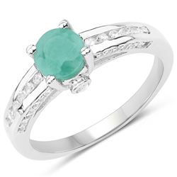 11.10 ctw Genuine Citrine .925 Sterling Silver Ring