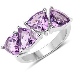 0.47 ctw Genuine Tanzanite .925 Sterling Silver Ring
