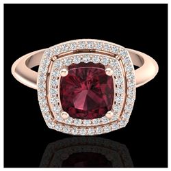 1 ctw VS/SI Oval Diamond Necklace 10K White Gold