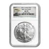 Image 1 : 2012 Silver American Eagle MS-70 NGC (1st Release\, Eagle Label)