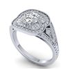 Image 2 : 3.15 ctw Ruby & Diamond Ring 10K White Gold