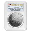 Image 1 : 2019 RCM 1 oz Silver Maple Leaf Modified Proof PR-70 PCGS (FD)