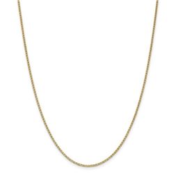14k Gold 1.5 mm Anchor Link Chain Necklace - 16 in.