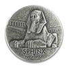 Image 1 : 2019 Republic of Chad 5 oz Silver Sphinx of Hatshepsut