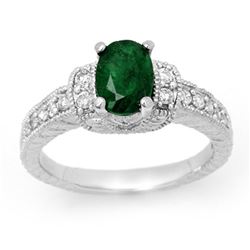 1.0 ctw VS/SI Oval Cut Diamond Stud Earrings 18K Yellow Gold