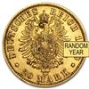 Image 1 : 1871-1913 Germany Gold 20 Marks Prussia Avg Circ (Random)