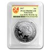 Image 1 : 2017 Netherlands 1 oz Silver Lion Dollar PR-69 PCGS