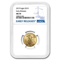 2019 1/4 oz Gold American Eagle MS-70 NGC (Early Releases)