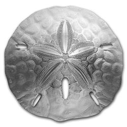 2019 Palau 1 oz Silver $1 Sand Dollar II Coin