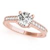 Image 2 : 3.53 ctw Princess VS/SI Diamond 3 Stone Ring 18K Rose Gold