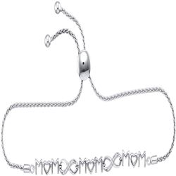 Sterling Silver Round Diamond Heart Ring 1/10 Cttw