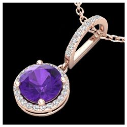 0.73 ctw Intense Blue Diamond Ring 10K White Gold