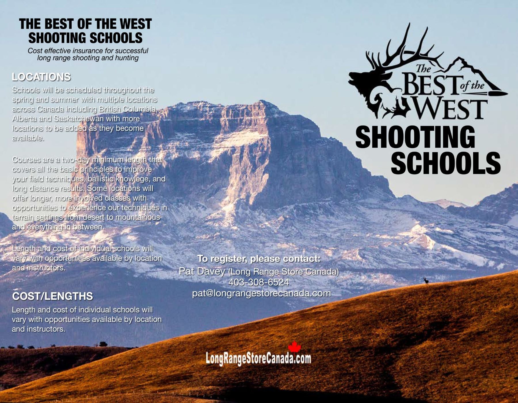 Long Range Shooting Course 2 people Alberta
