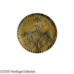 Exceptional 1789 G. Washington Inaugural Button Exceptionally Fine ...