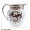 Image 2 : 1881 James A. Garfield Wedgwood Pitcher Stunning Multicolor 1881-Dated James A. Garfield Queensware 