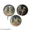 Image 1 : Three Nice 1900-1904 1 1/4" "Coat-tail" Designs Three Nice 1900-1904 1 1/4" "Coat-tail" Designs With