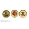 Image 1 : Three Teddy Roosevelt 1 1/4" Pinback Buttons Three Teddy Roosevelt 1 1/4" Pinback Buttons.